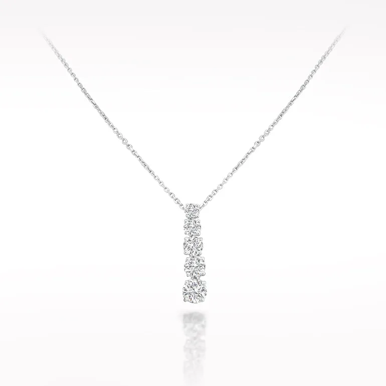 1.00ct Diamond Platinum Necklace