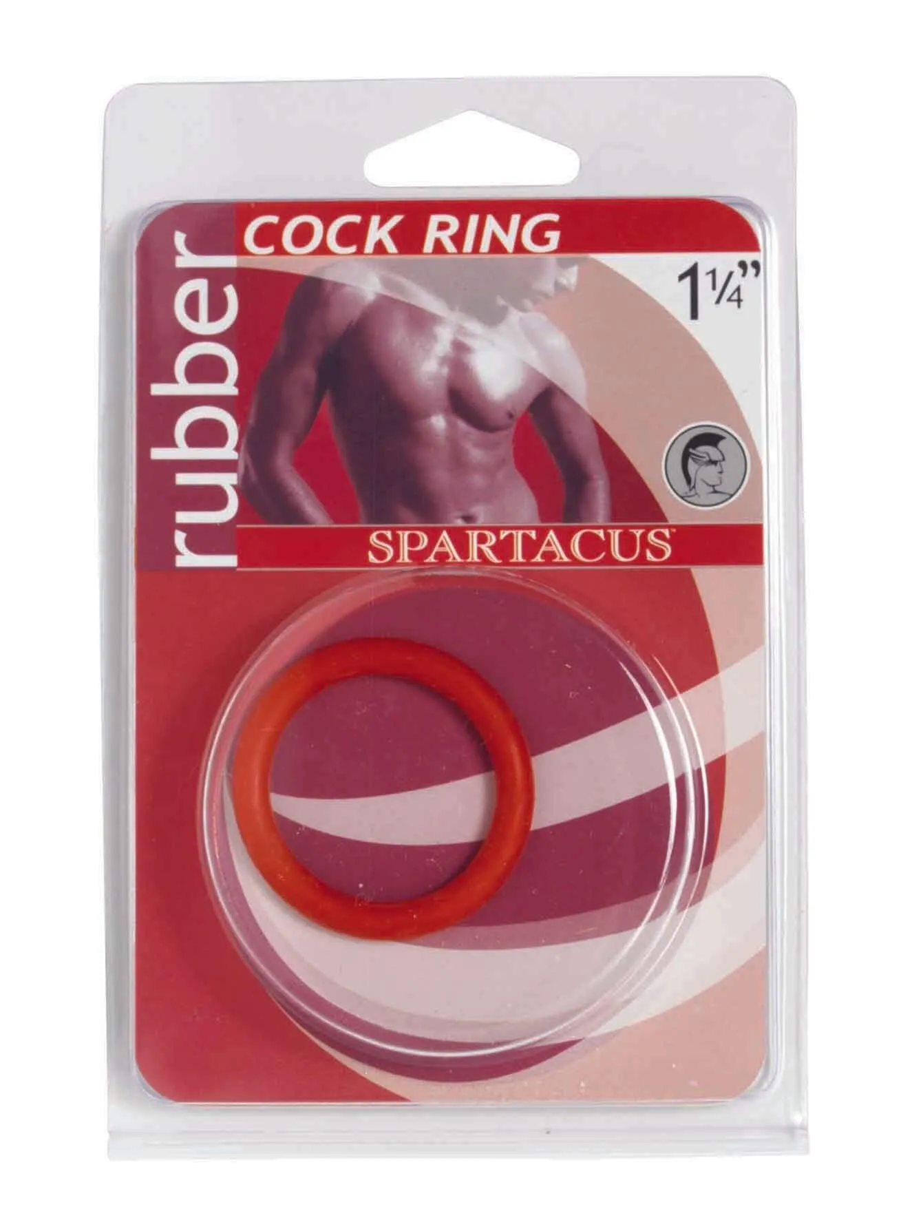 1.25" Soft Rubber Cock Rings Red