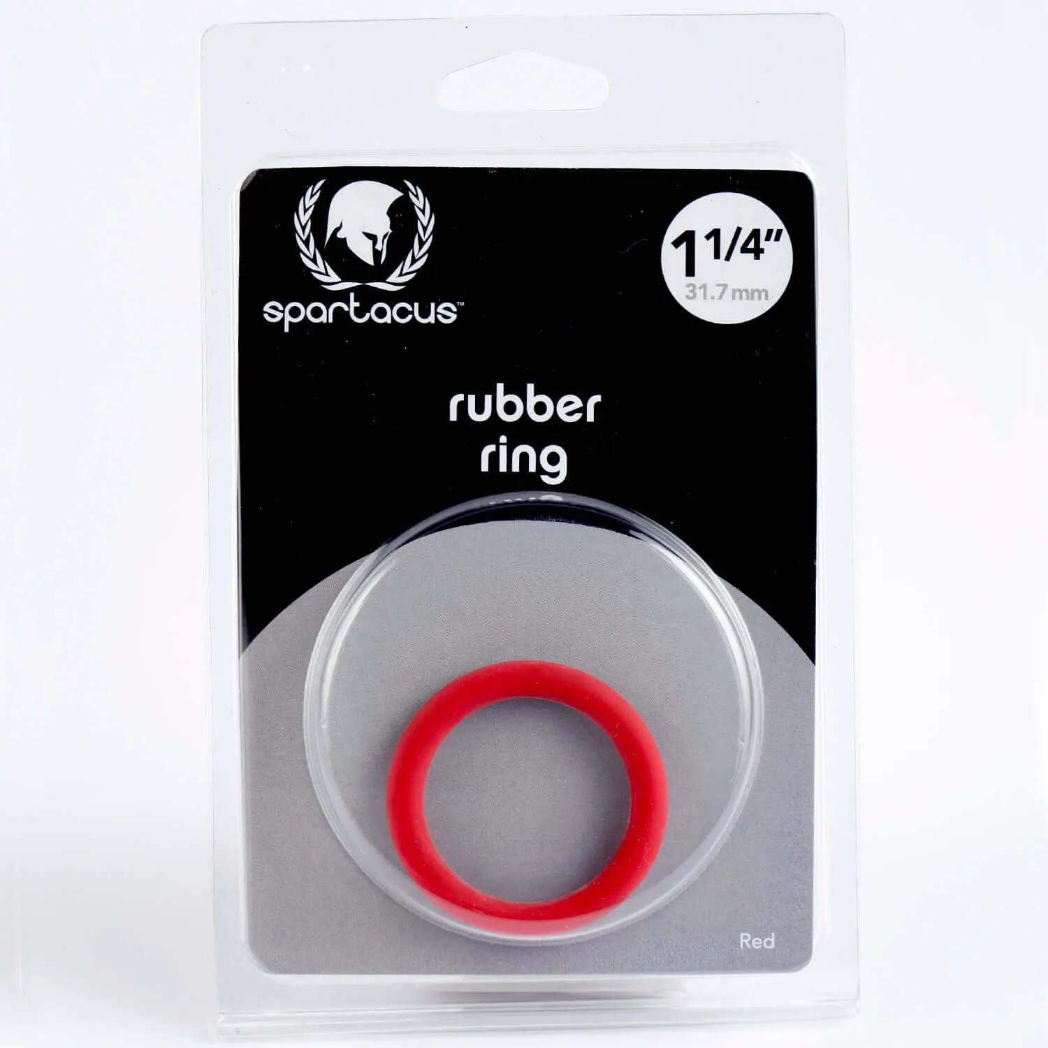 1.25" Soft Rubber Cock Rings Red