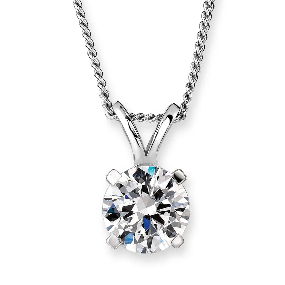 2.75 ct. Posh Solitaire Pendant