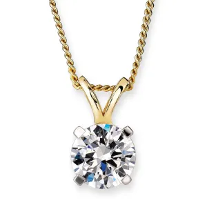 2.75 ct. Posh Solitaire Pendant