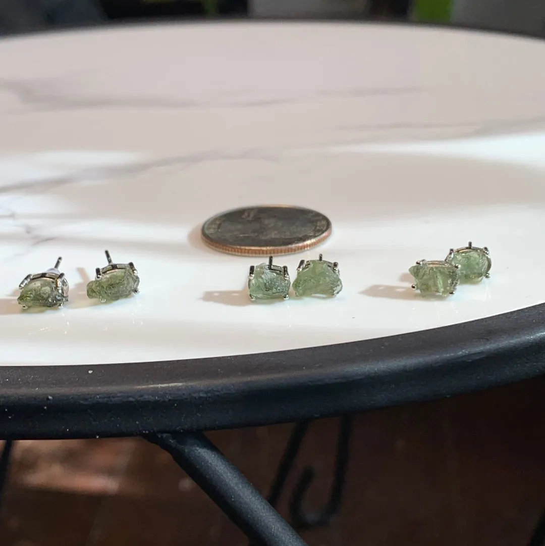 3 sets of Amazing Moldavite Earrings to choose from!