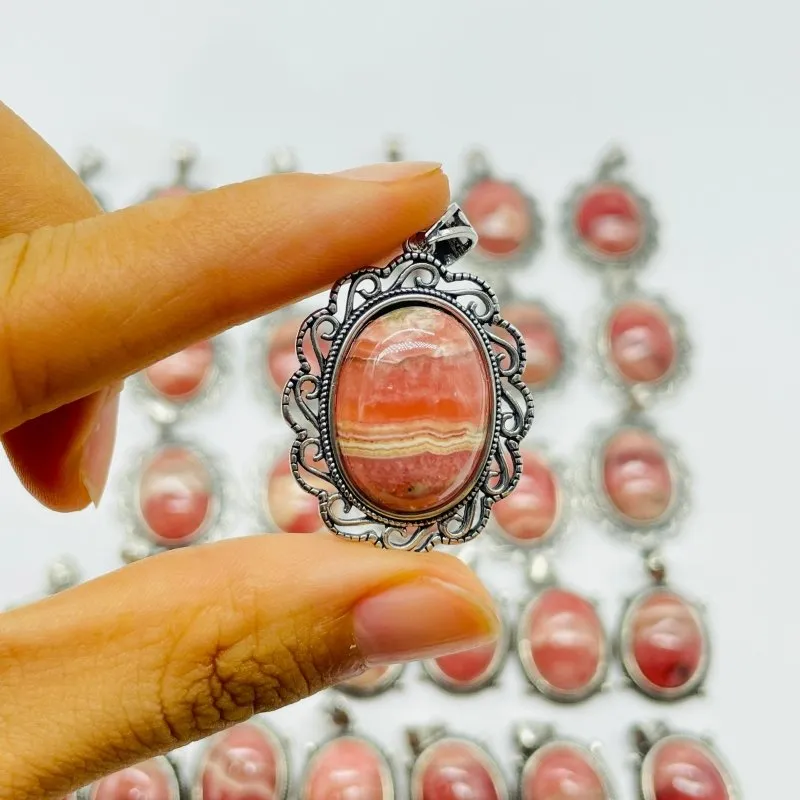 32 Pieces Rhodochrosite (Argentina) Pendant Charm