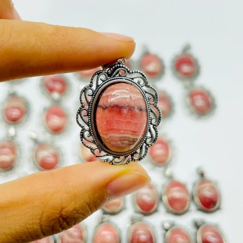 32 Pieces Rhodochrosite (Argentina) Pendant Charm