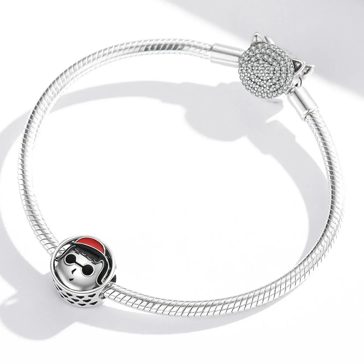 925 Sterling Silver Cartoon Avatar Beads For Diy Bracelets & Necklaces