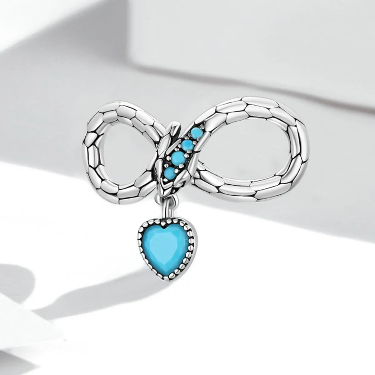 925 Sterling Silver Snake Love Beads For Diy Bracelets & Necklaces