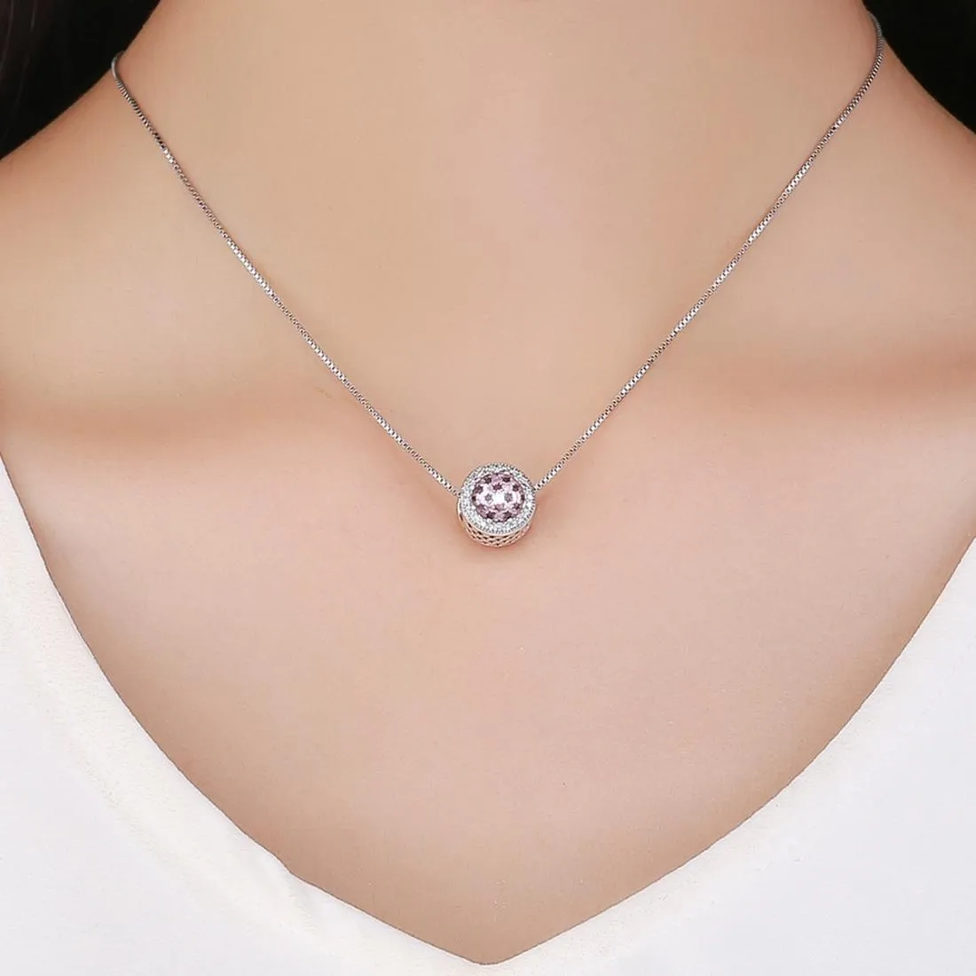 925 Sterling Silver Starry Sky Beads For Diy Bracelets & Necklaces