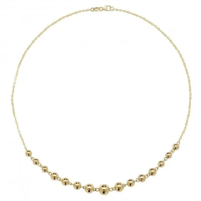 9ct Yellow Gold Ladies Necklet NK065