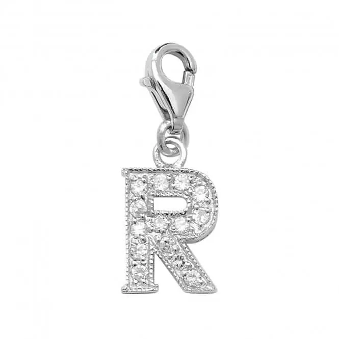 Acotis Silver Pendant Zirconia Initial G6282/R