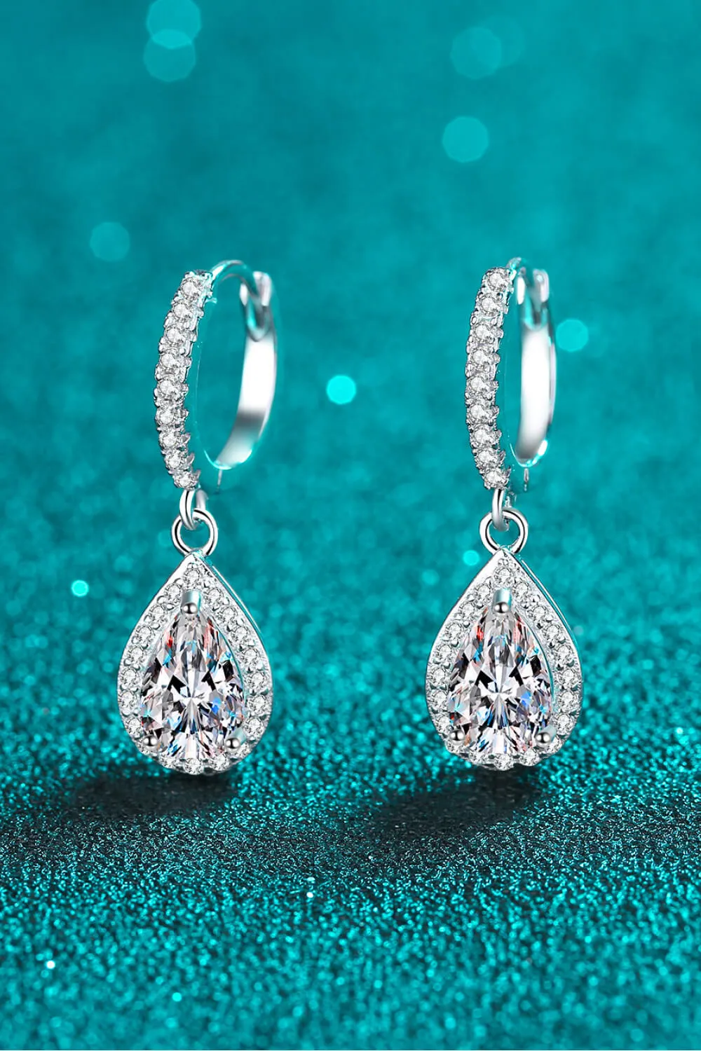 *APP EXCLUSIVE* Moissanite Teardrop Earrings