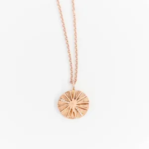 Ashanti African Sun Diamond Pendant