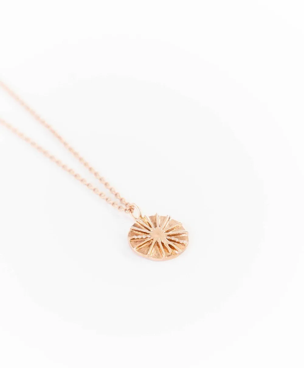 Ashanti African Sun Diamond Pendant