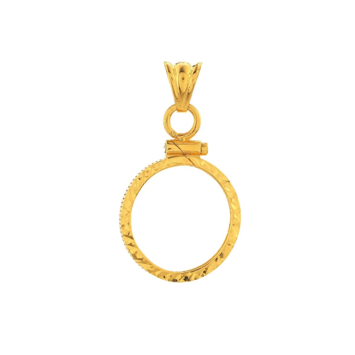 Australian Kangaroo 1/10 Oz Diamond Cut Bezel