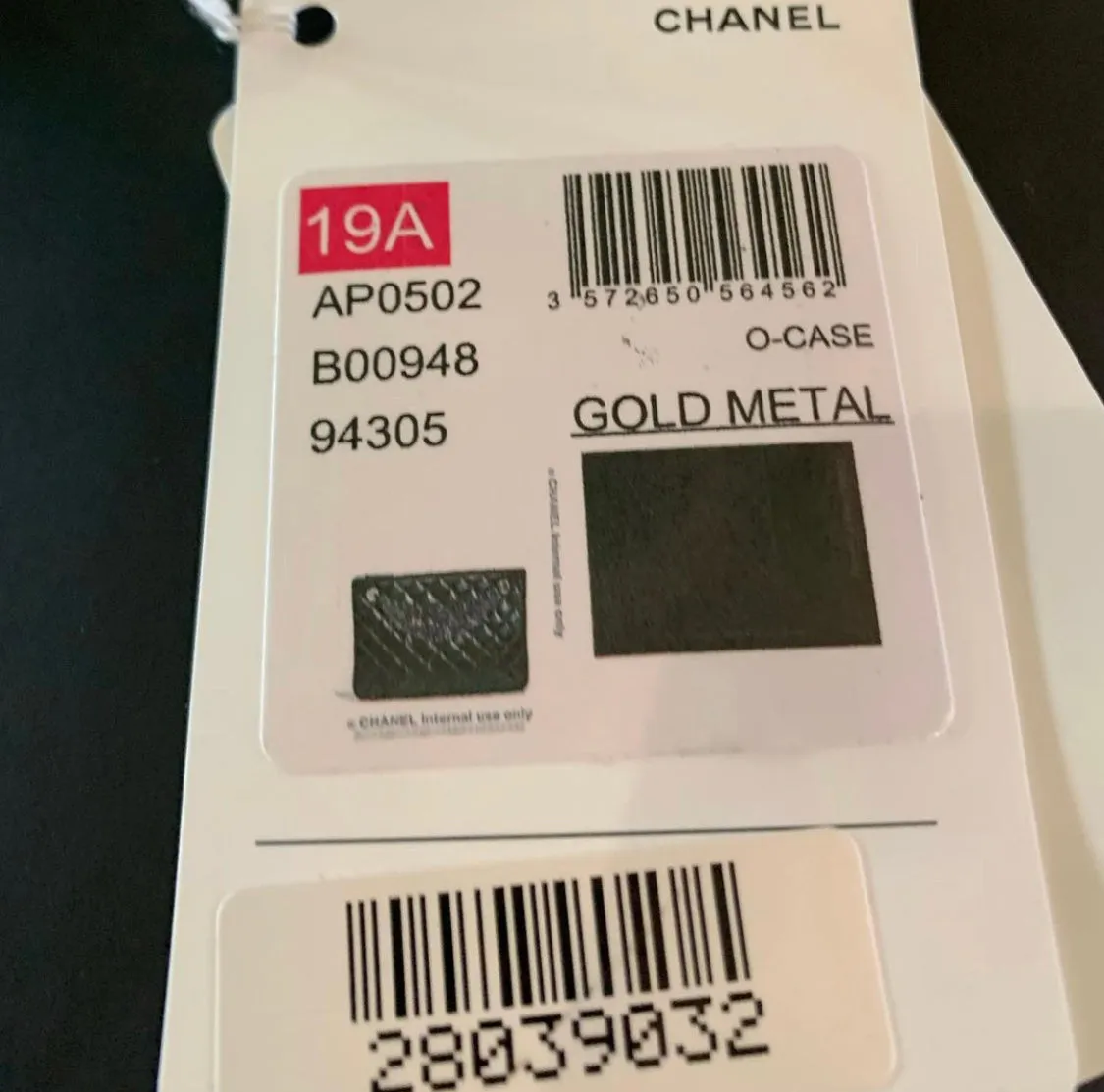 Authentic Chanel Paris-New York Amulet Chains Clutch