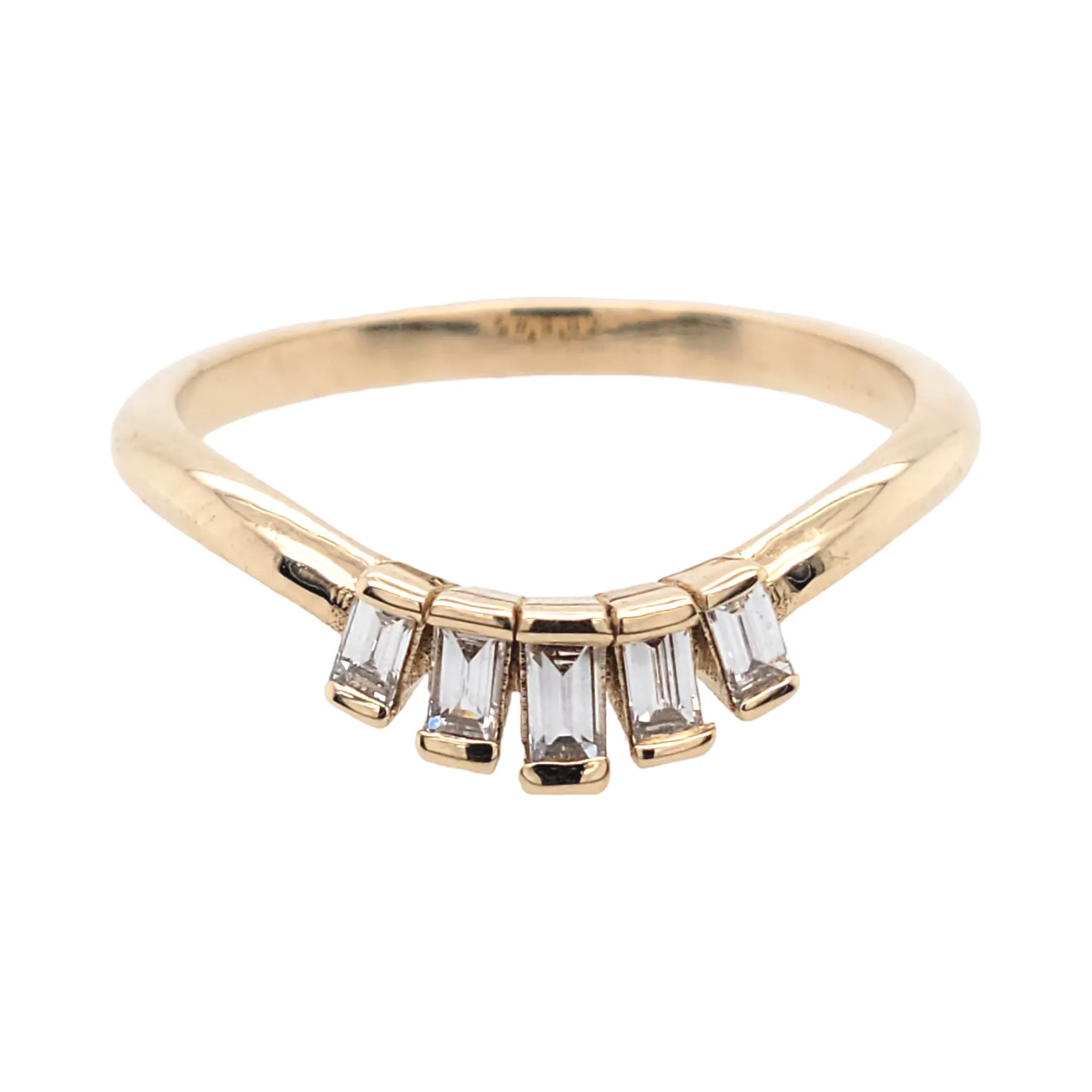 Baguette Diamond Wedding Band