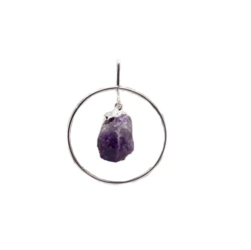 Beak Pendants - Citrine, Amethyst