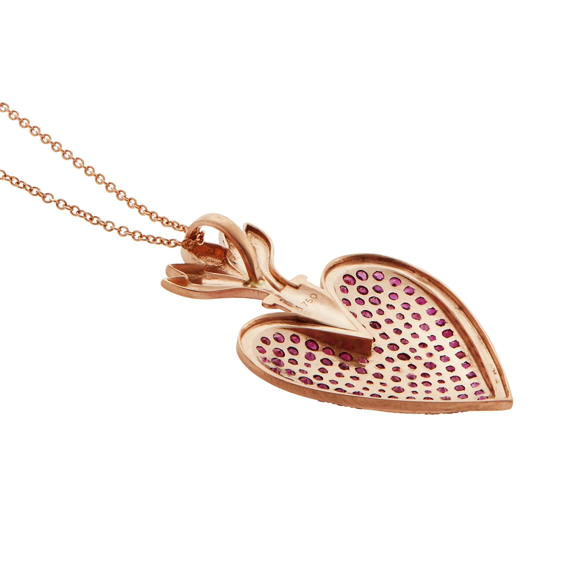 Blazing Heart Pendant P-Ru