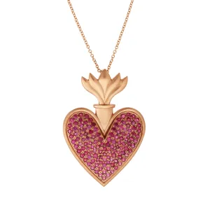 Blazing Heart Pendant P-Ru