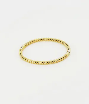 Bracelet Jonc Dots (Acier doré)