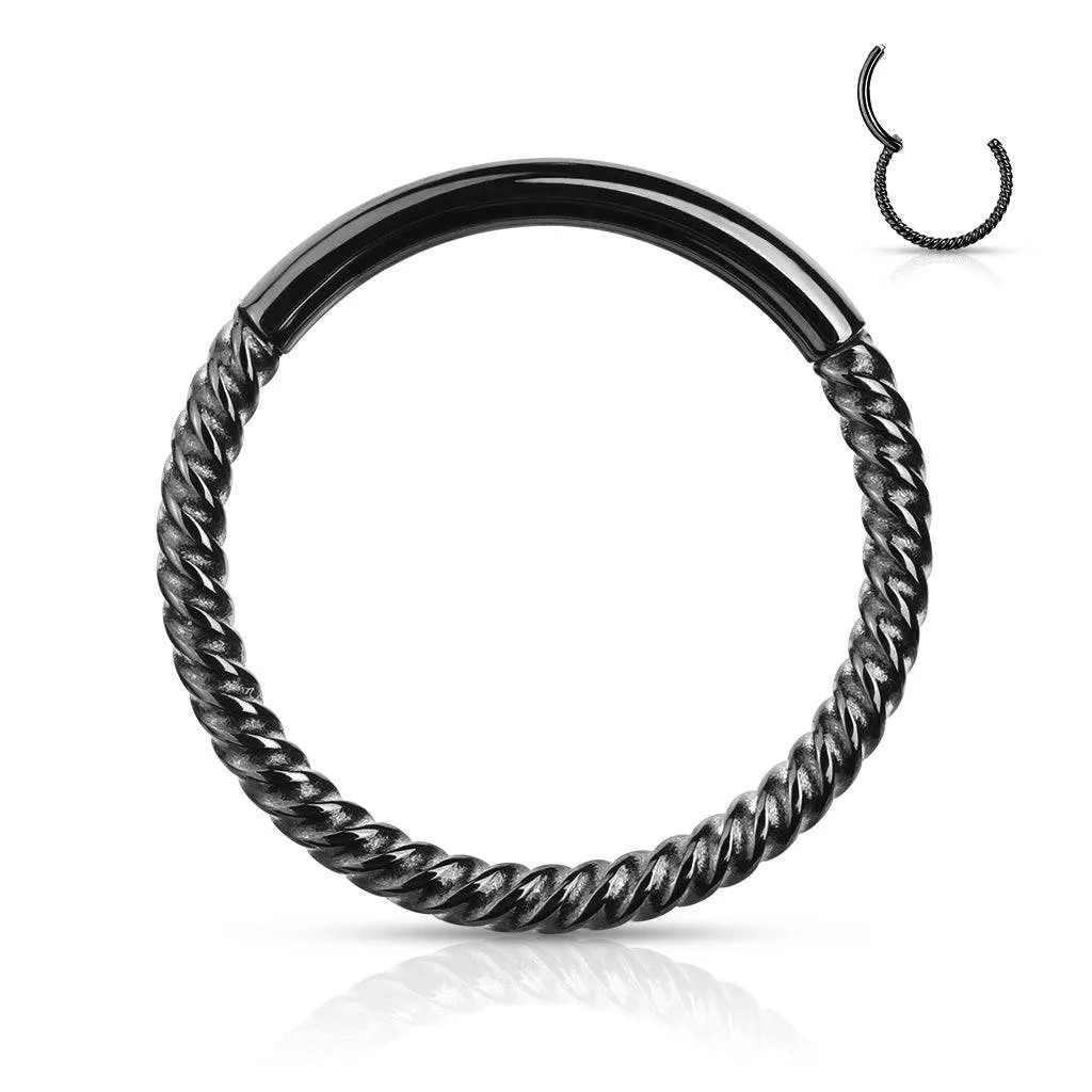 Braided Hinged Segment Ring
