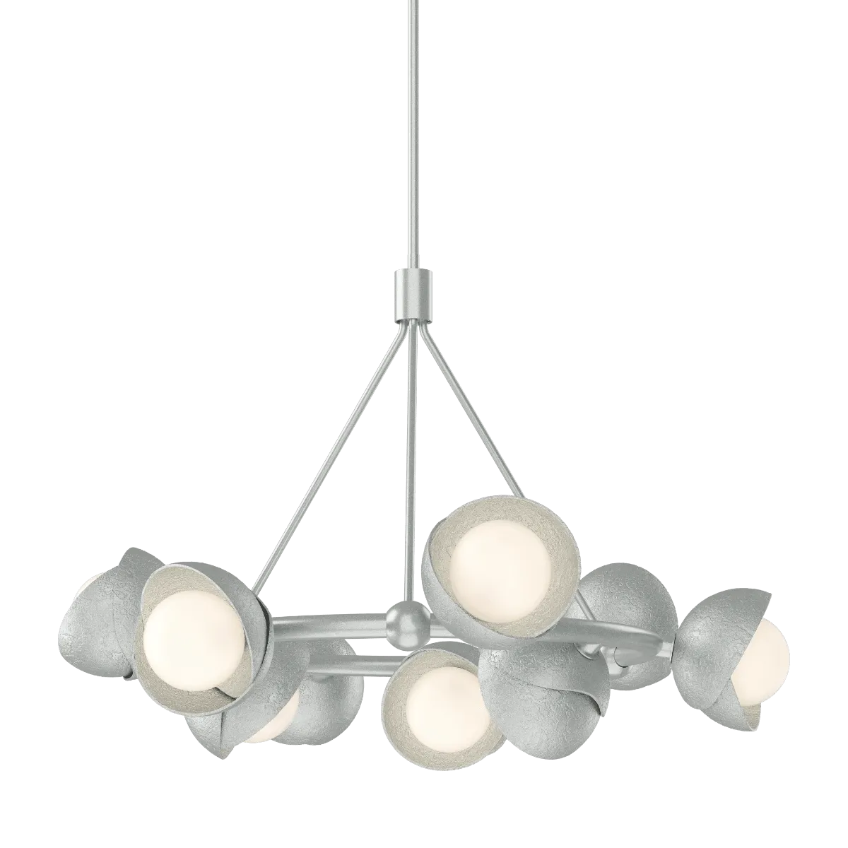 Brooklyn 32 in. 9 lights Pendant Light Vintage Platinum Finish