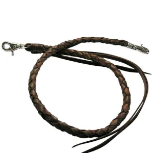 Brown Leather Wallet Chains