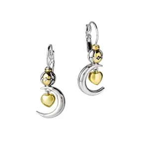 Celebration Collection - Heart in Moon Earrings