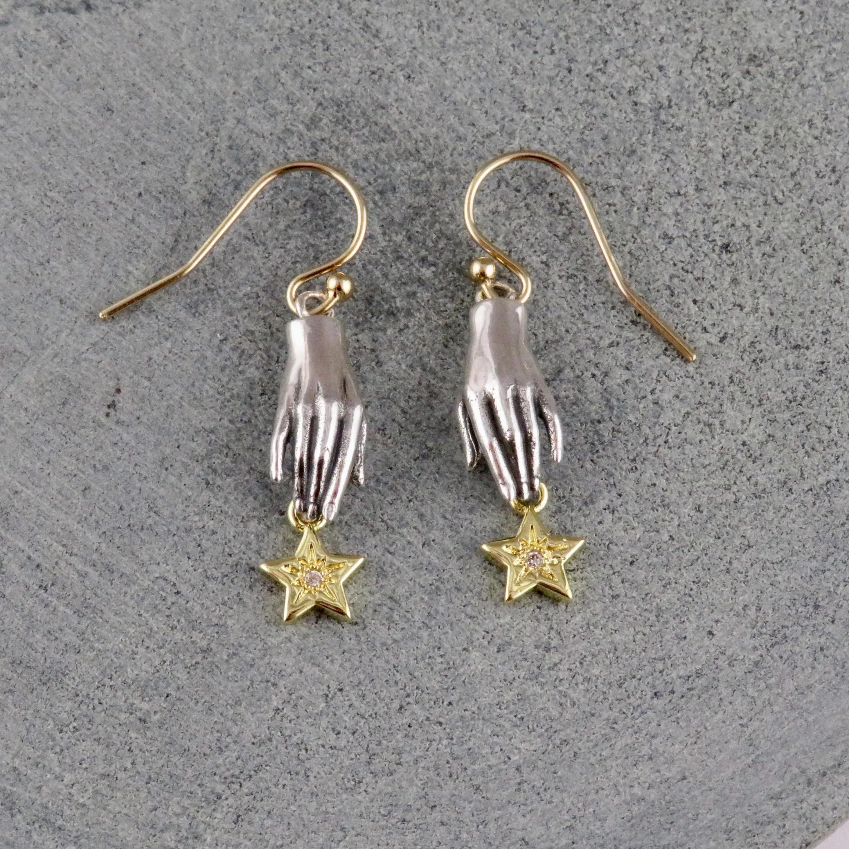 Celestial Hand Earrings