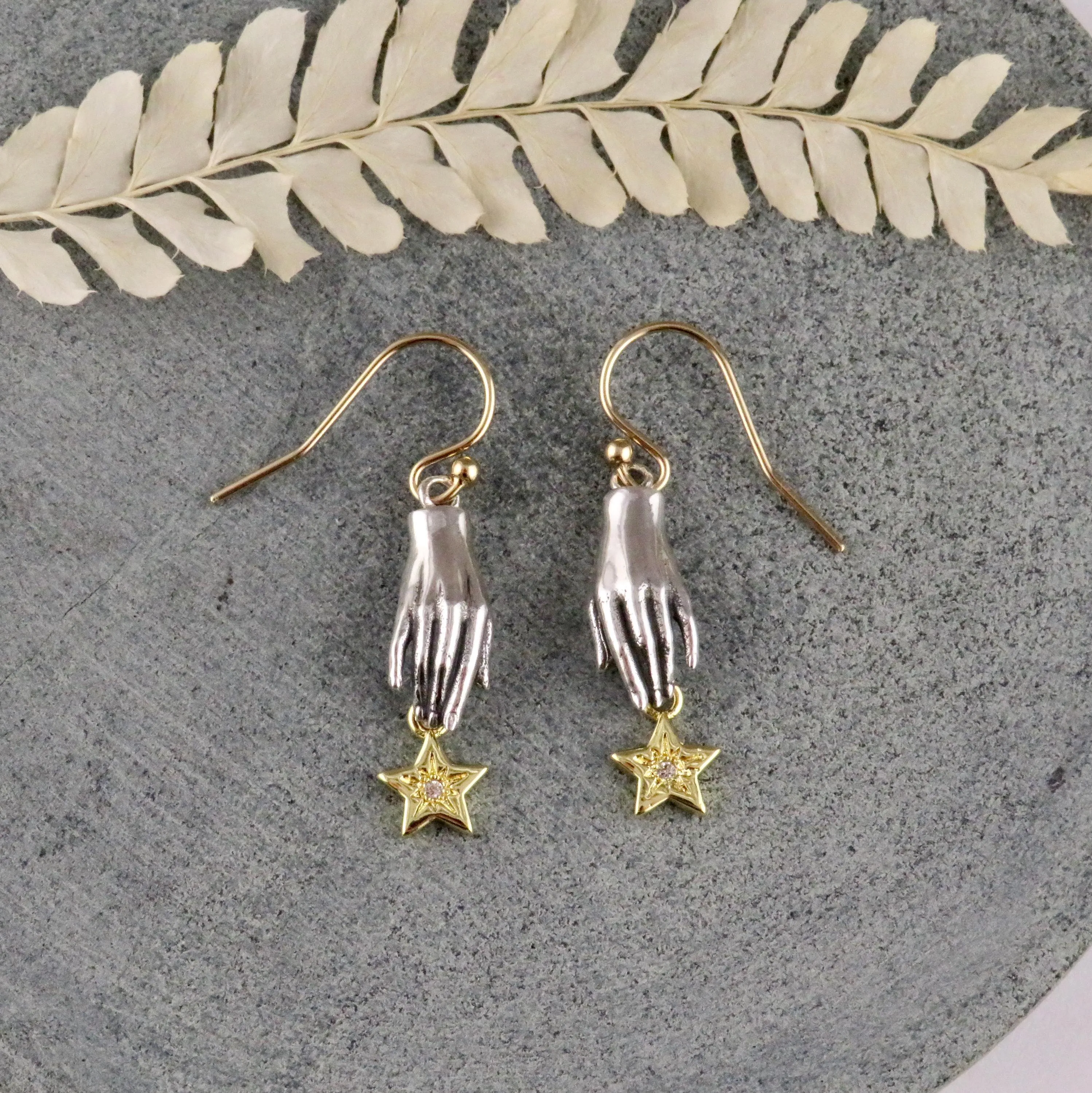 Celestial Hand Earrings