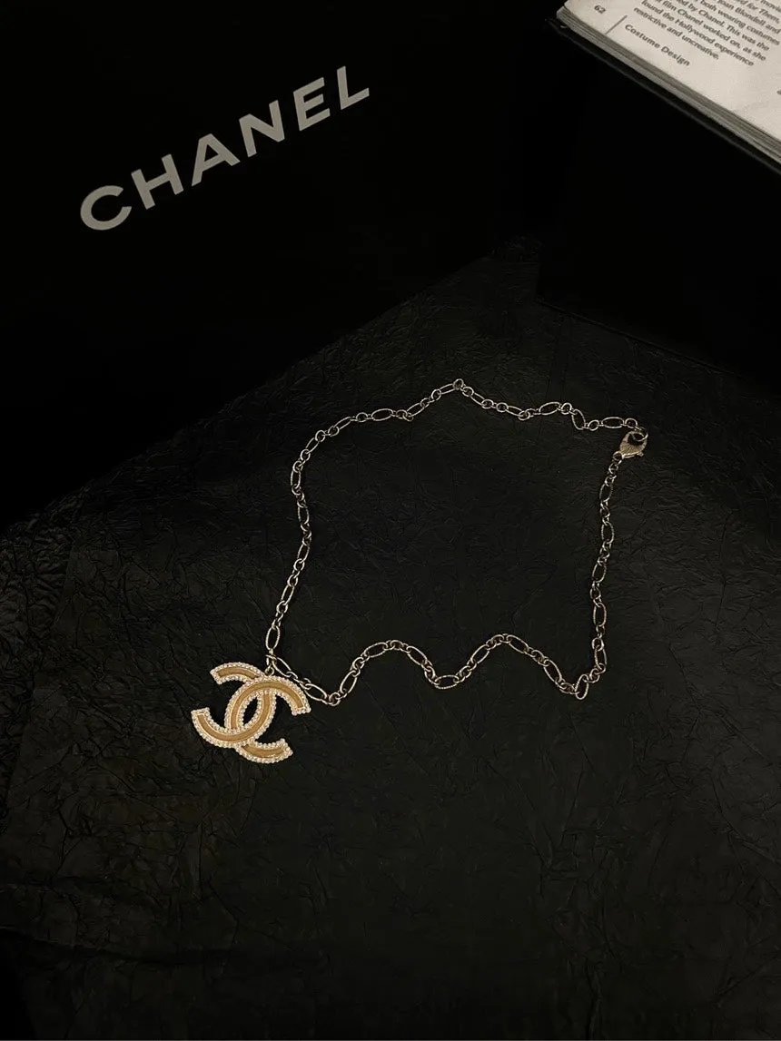 Chanel Gold CC Necklace