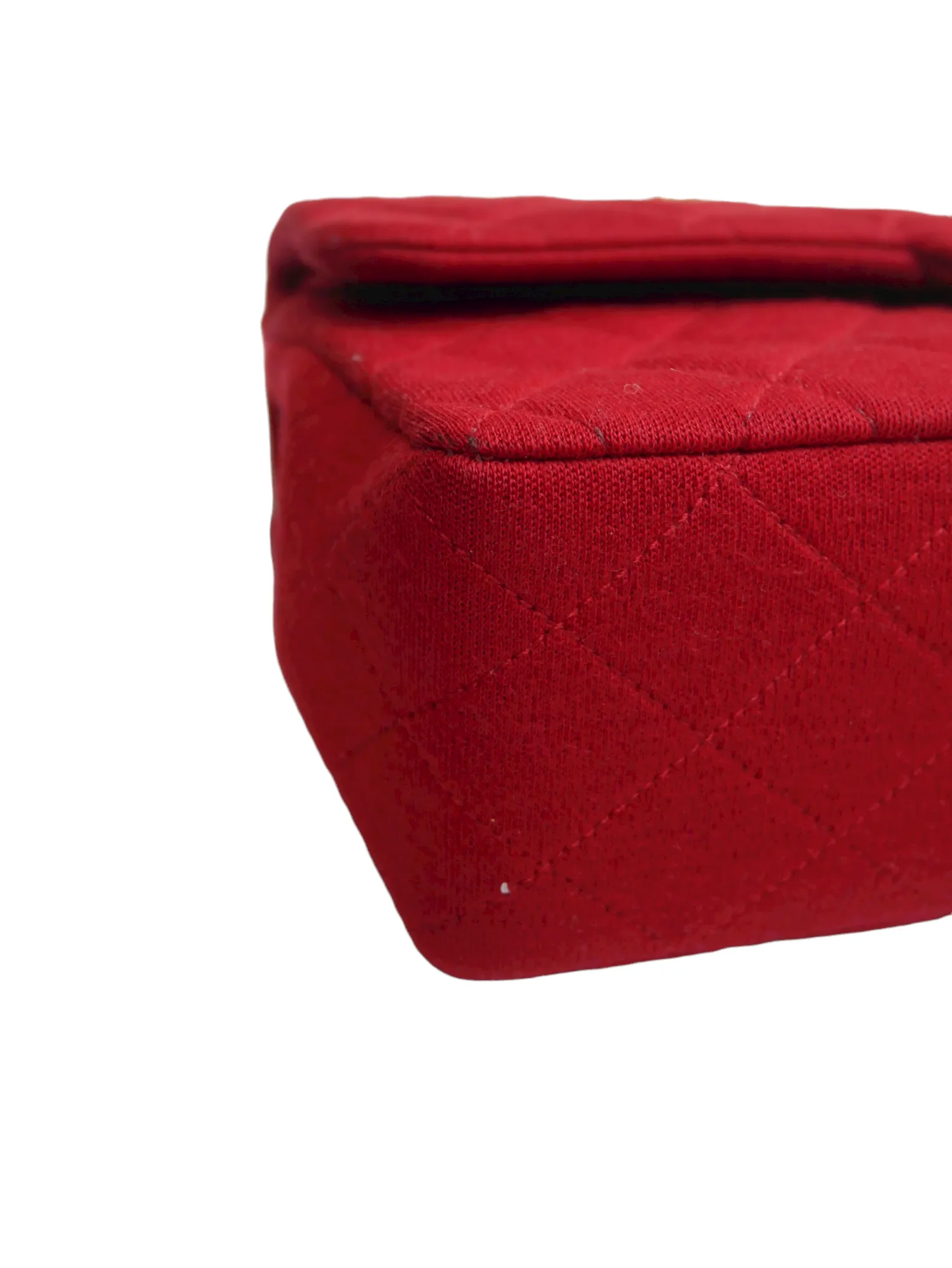 Chanel Timeless bag in red jersey - 2016