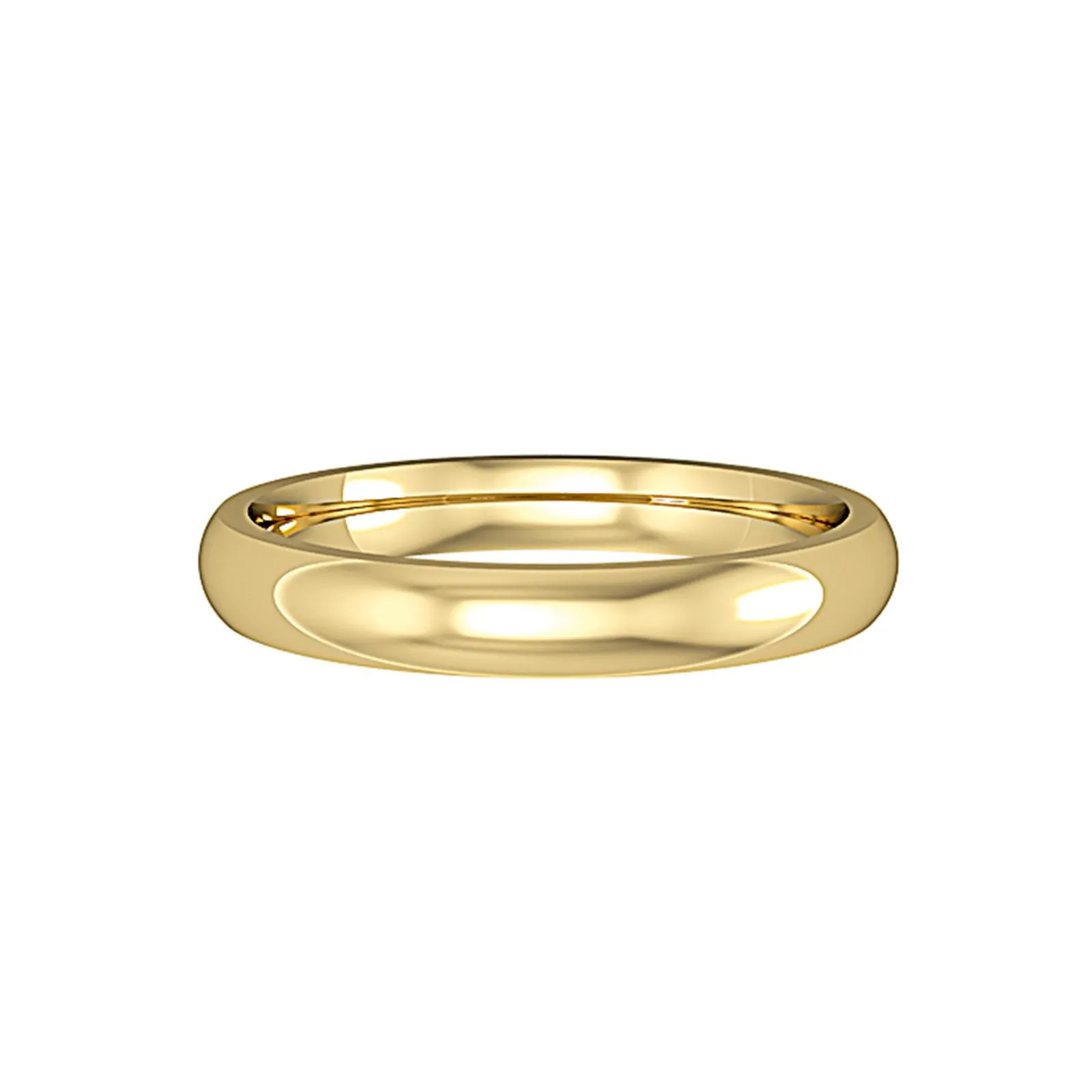 Classic Court Style Wedding Band 3.0mm