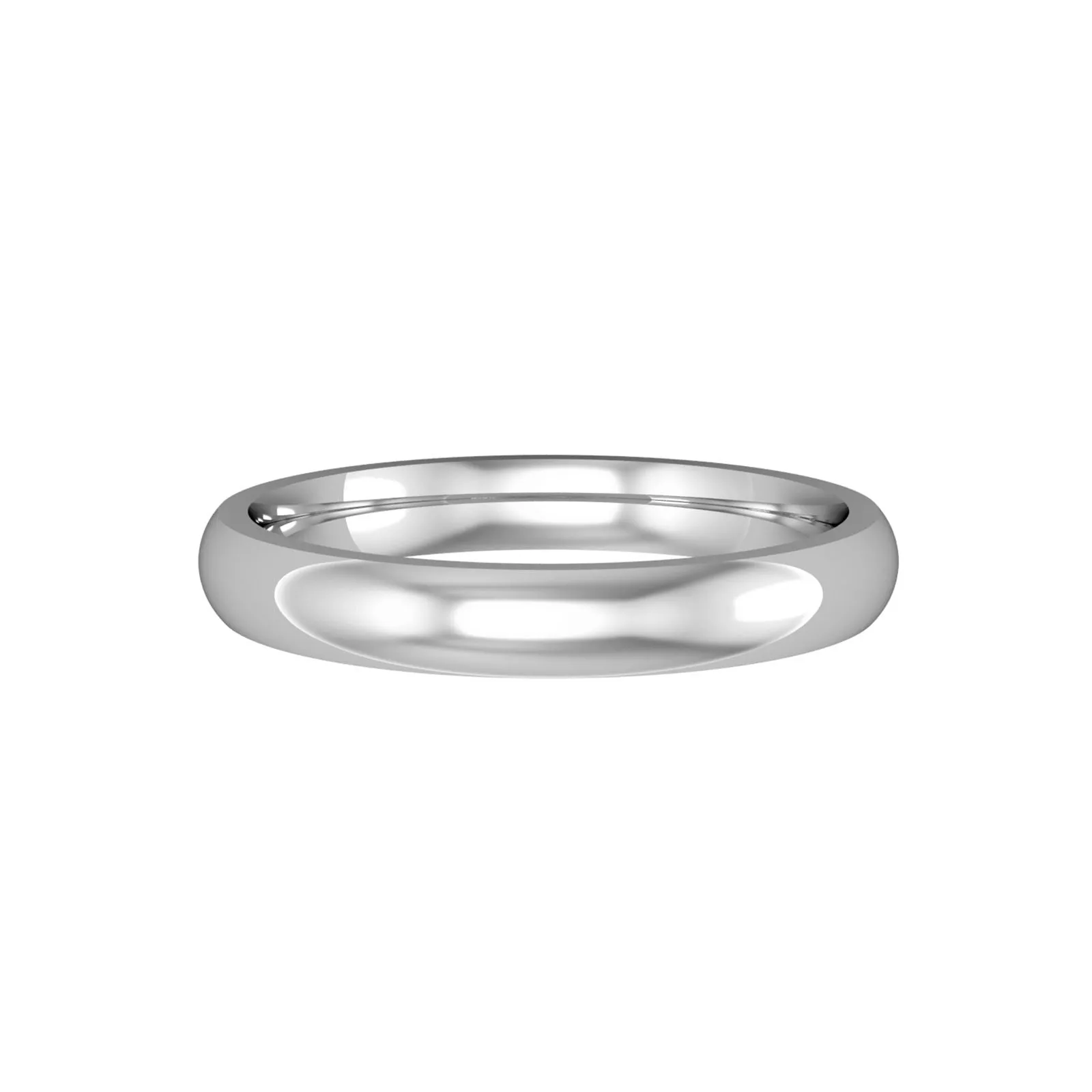 Classic Court Style Wedding Band 3.0mm