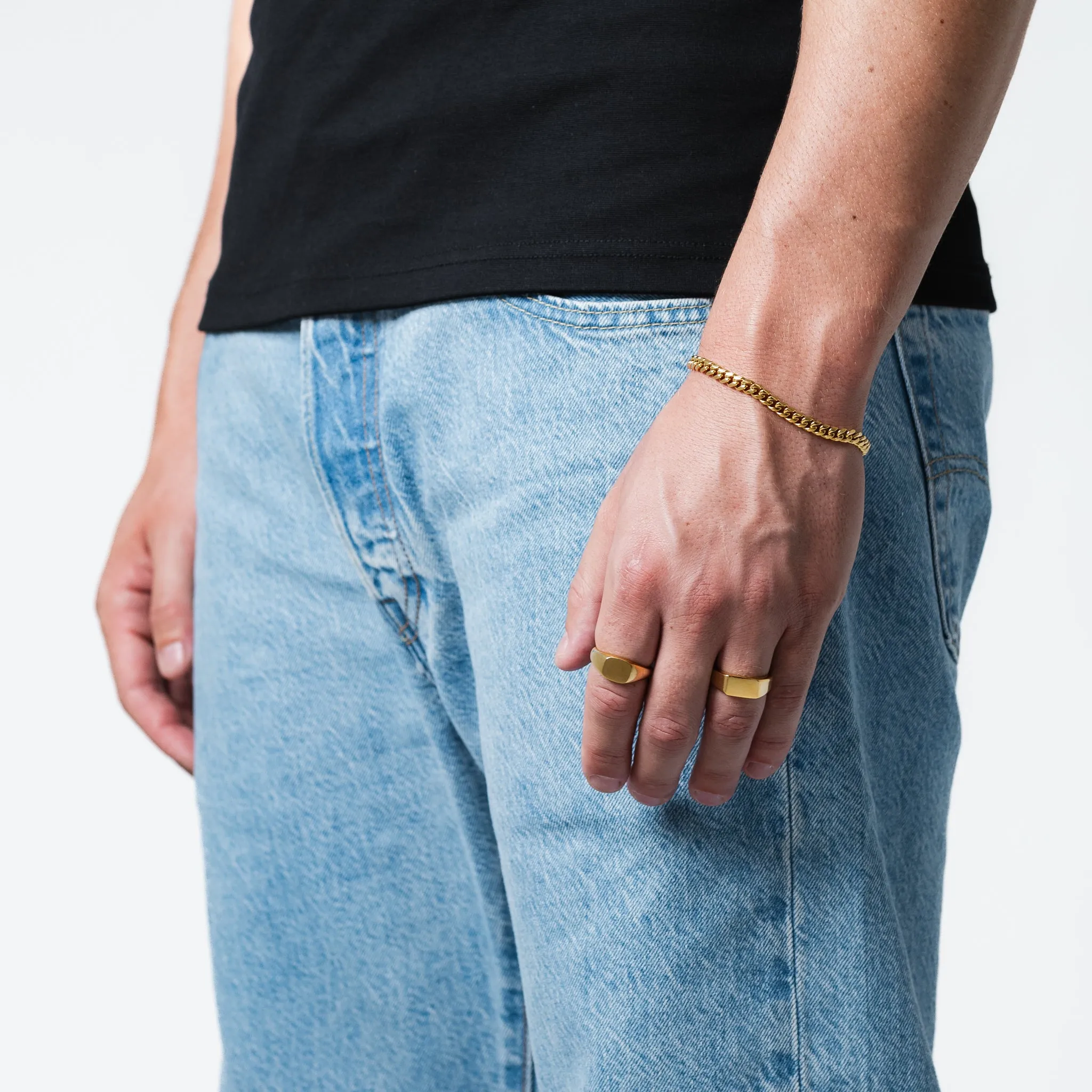 Classic Cuban Link Bracelet 5mm (18K GOLD)