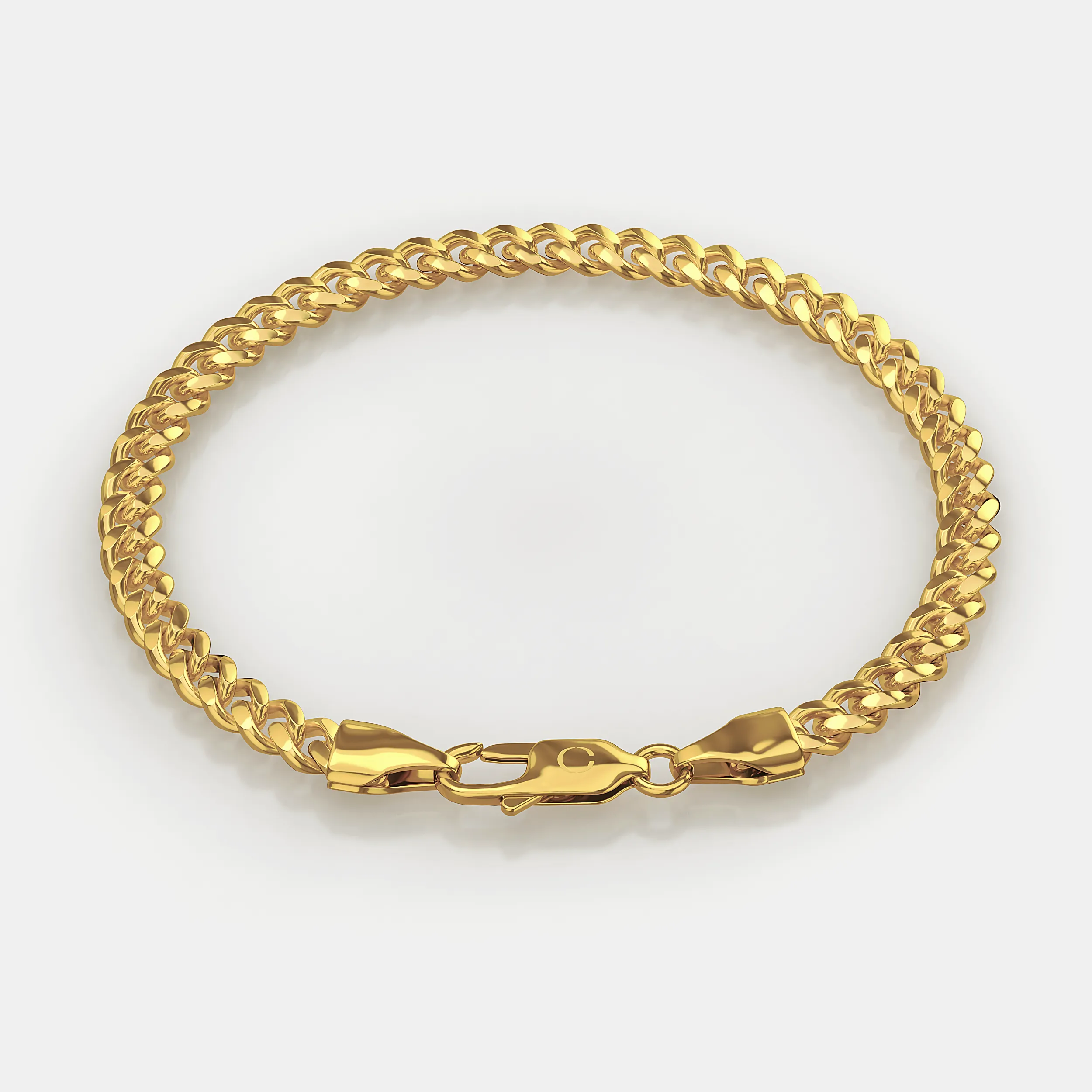 Classic Cuban Link Bracelet 5mm (18K GOLD)