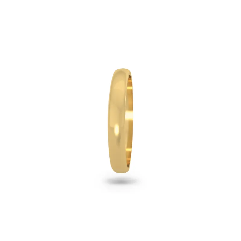 Classic wedding band - Flat (2.5 mm)