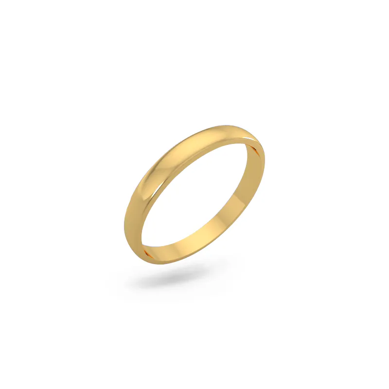 Classic wedding band - Flat (2.5 mm)