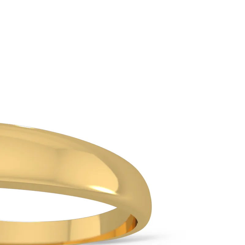 Classic wedding band - Flat (2.5 mm)