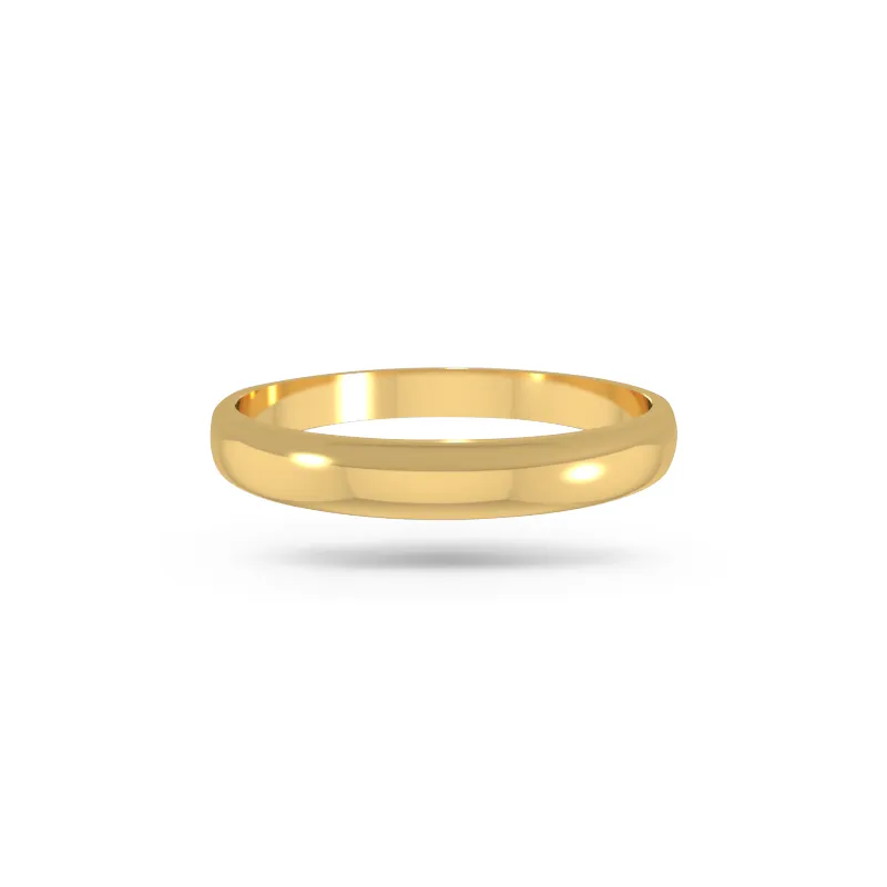 Classic wedding band - Flat (2.5 mm)