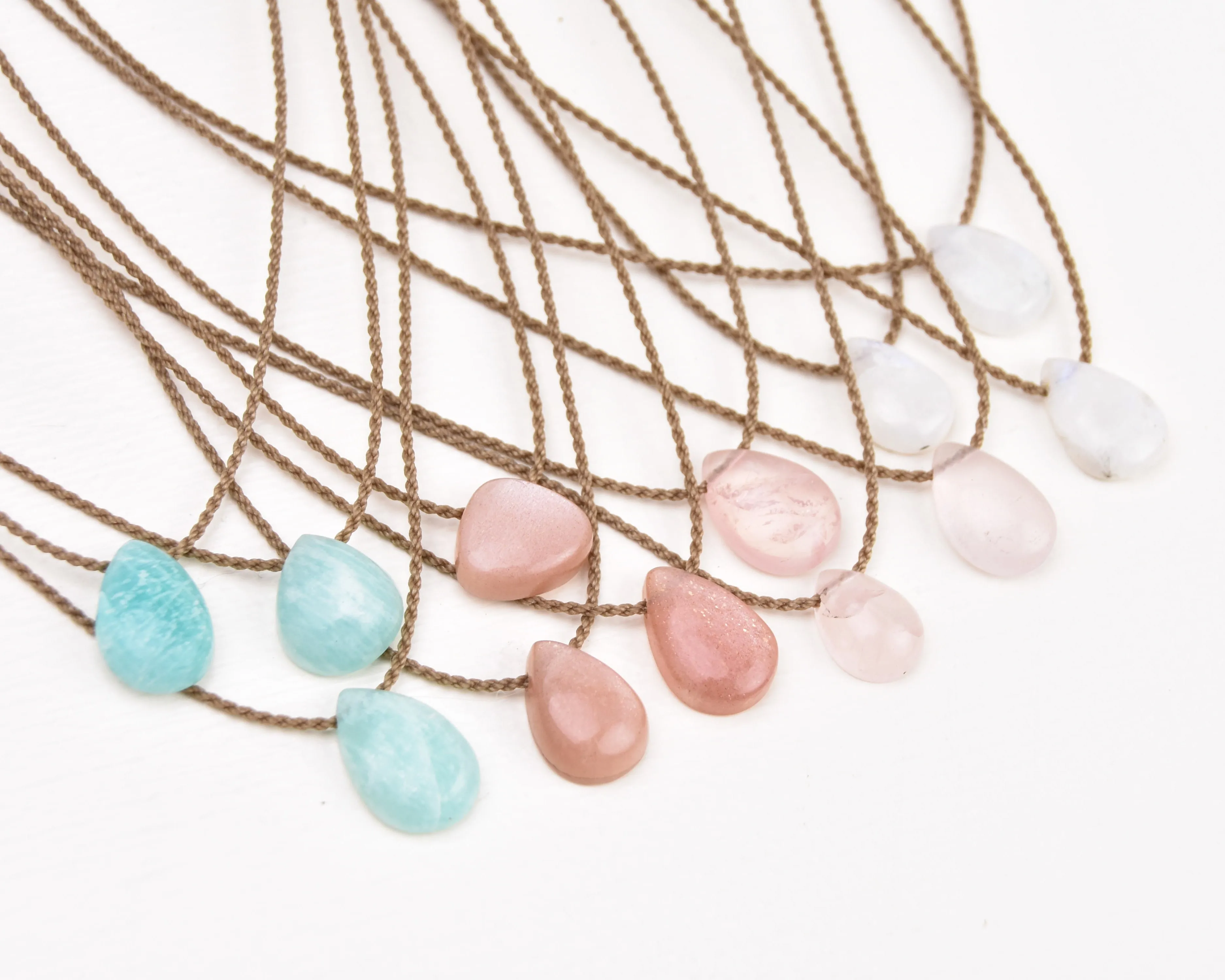 Dainty Crystal   Gemstone - Pendants