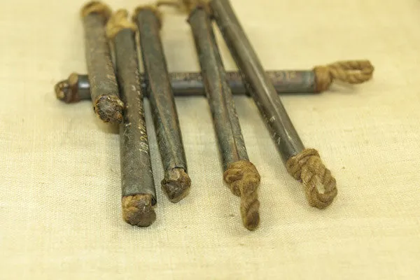 Dark Bronze Buddhist Prayer Scroll