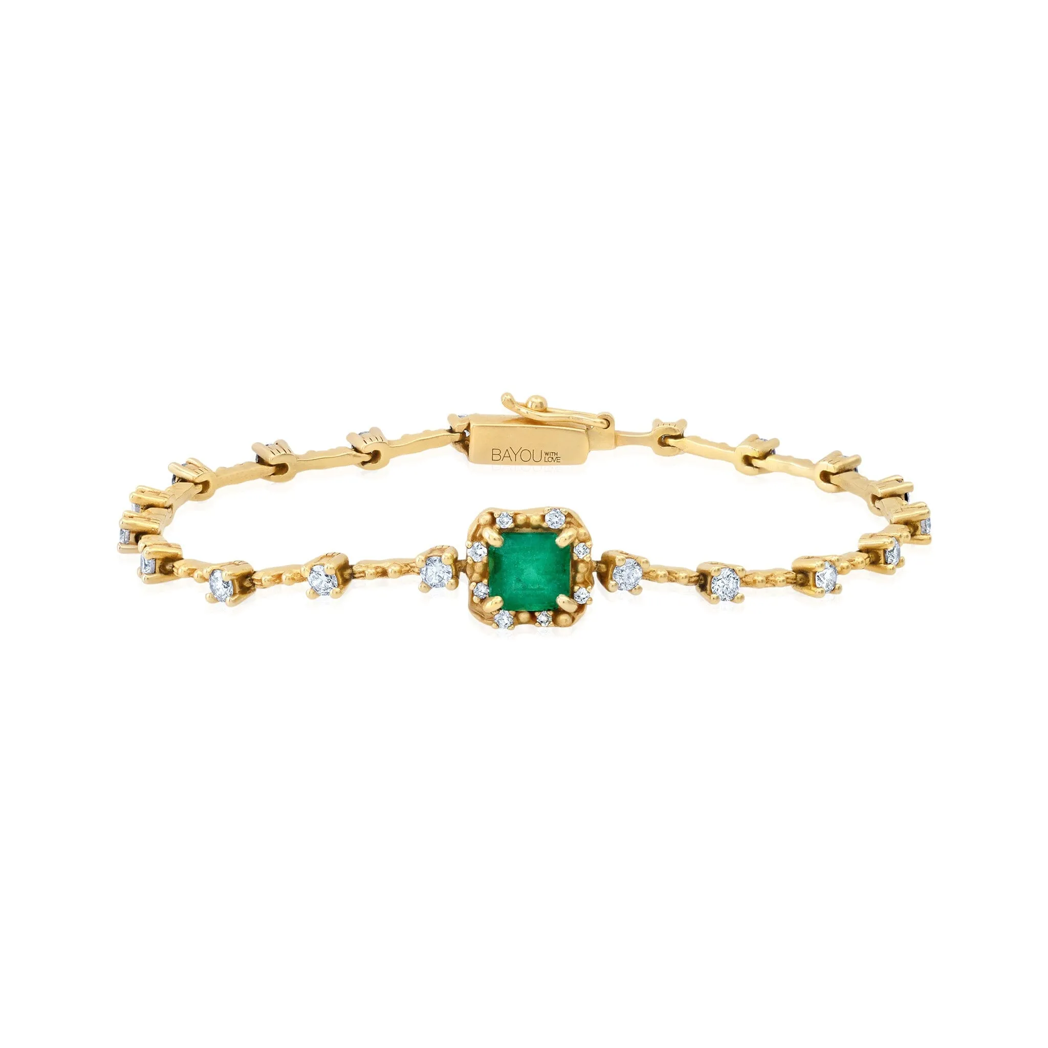 Diamond Water Emerald Bracelet