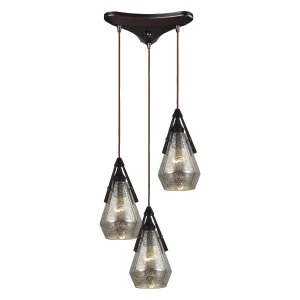 Duncan 10" Wide 3-Light Pendant