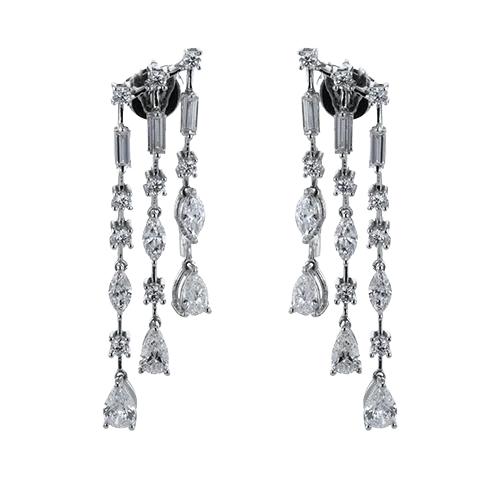 Earrings in 18k Gold with Diamonds LE4632 WHITE 18K X WHITE