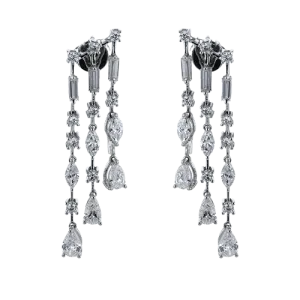 Earrings in 18k Gold with Diamonds LE4632 WHITE 18K X WHITE