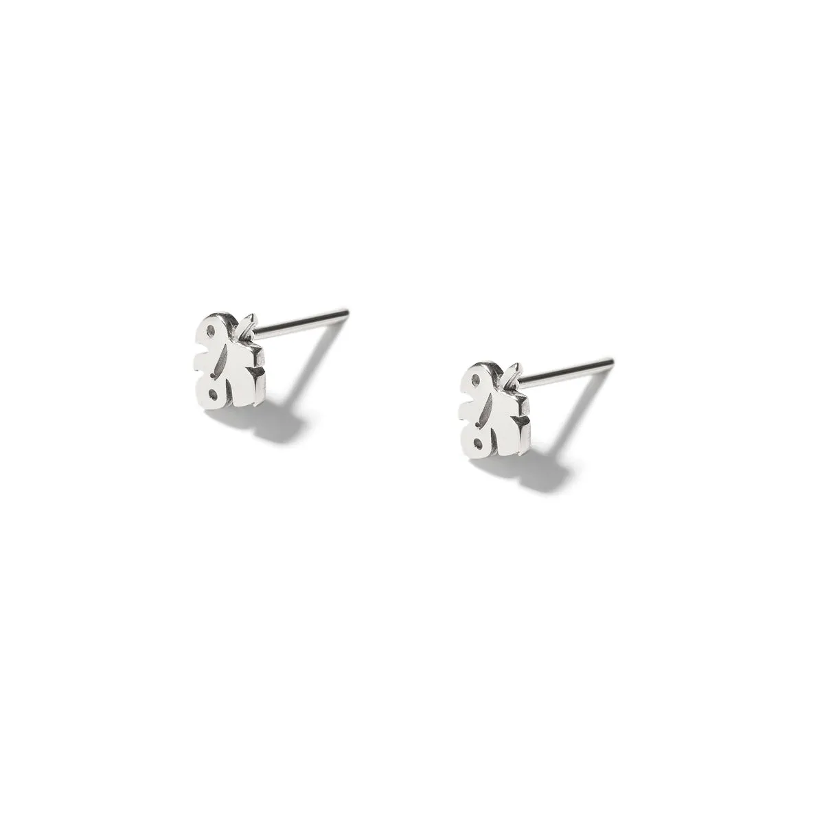 Fig Leaf Stud Earrings