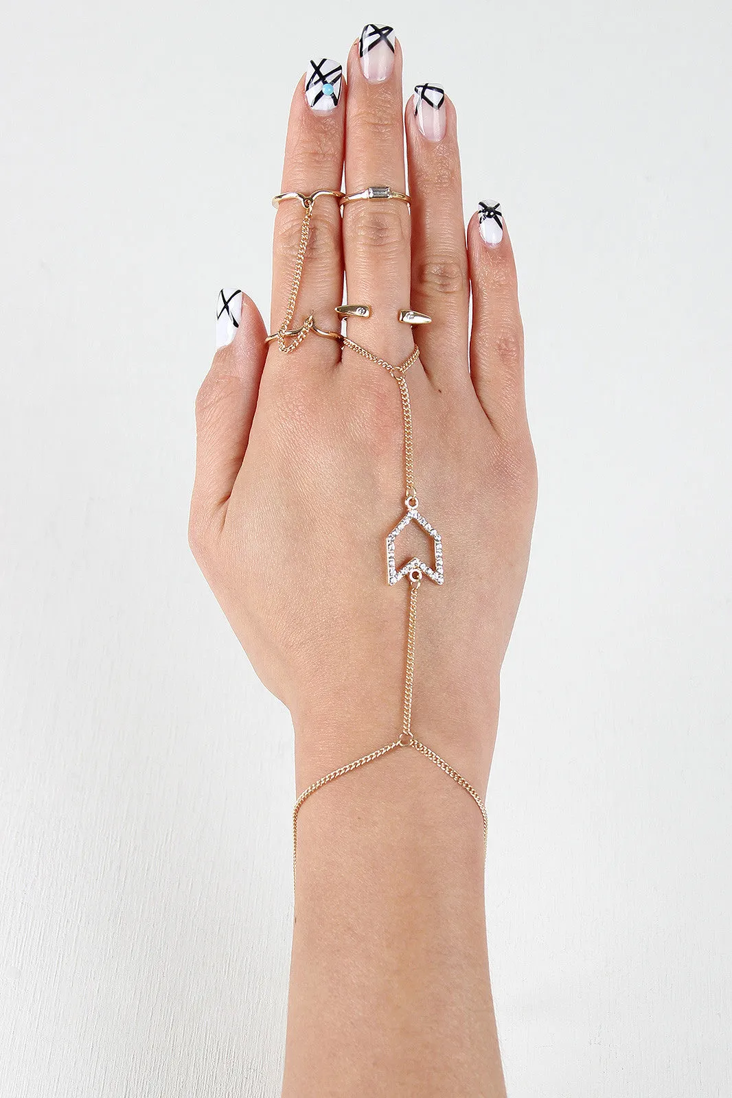 Fly True Hand Chain and Ring Set