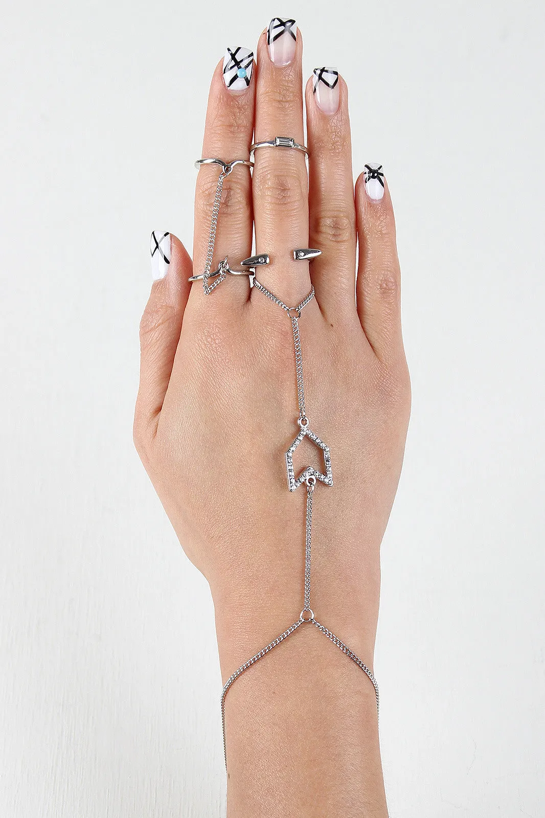 Fly True Hand Chain and Ring Set