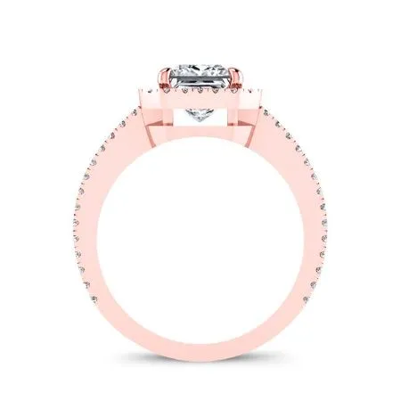 Freesia - Round Moissanite Engagement Ring