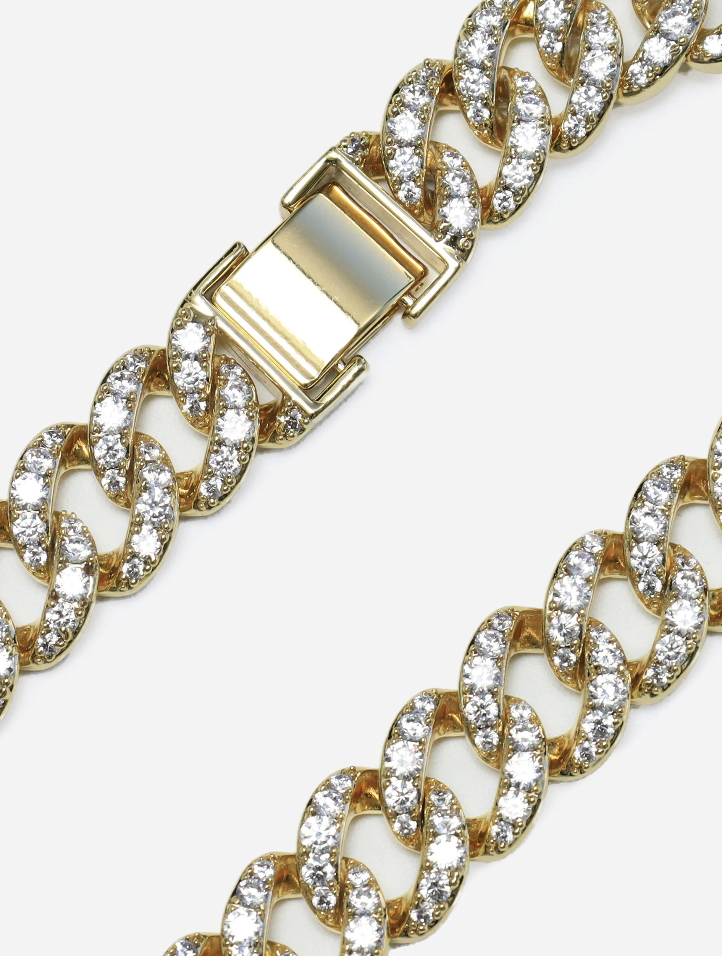 GD Cuban Link Diamond 24 15MM Chain